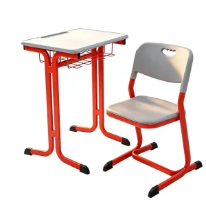 Quick Assembly Design Complete School Commercial Set with Commercial Furniture Study Table Heavy Duty Table and Chair Set