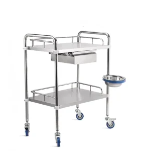 R01/R02/R03 Custom Size Stainless Steel Medical Treatment Cart Hospital Utility Trolley Healthcare Equipment Clinic