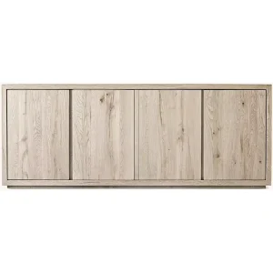 RH American Country Distressed Solid Oak Craftsman Sideboard Vintage French TV Storage Cabinet Living Room Home Restaurant