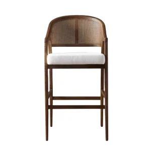 RH American style Solid Wood bar Chair with Armrests a High end and Luxurious bar Counter Chair Available in Various Sizes
