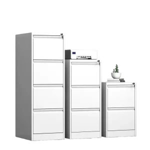 RSD Modern Lockable Movable Flameproof Steel File Drawer Storage Filling Cabinet with Wheel for Home Office