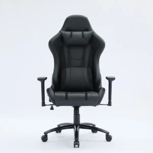 Racing Style Black PU Leather Computer Chair for Adults Heavy Duty Ergonomic Pro Gaming Chairs
