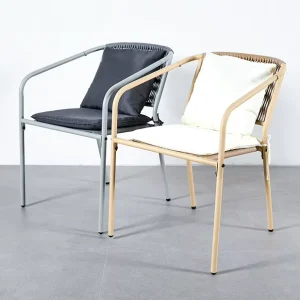 Rattan Furniture Comfortable Outdoor Garden Dining Chairs for Hotel Patio Beach Rattan Chair