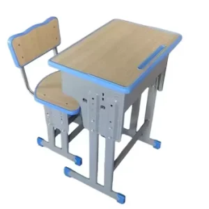 Ready Ship Modern Foldable Student School Desk Chair Set Height Adjustable Single Kids Study Table Classroom Furniture Multi