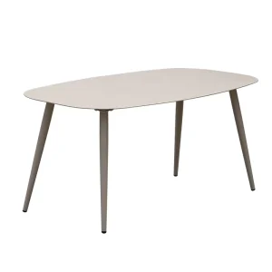Ready to Ship Hotel Villa Apartment Courtyard Modern Style Rectangle Grey Outdoor Aluminum Dining Table Chairs Set