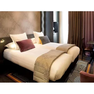 Ready to Ship Modern Oak Bedroom Sets Apartments Eco Friendly Durable E1 Grade Solid Wood Hotel Project Furniture OEM Factory