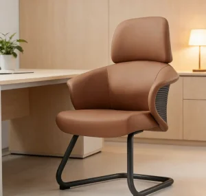Reception Office Chair Meeting Room Leather Conference Chair School Hotel Hospital Office Conference Chair