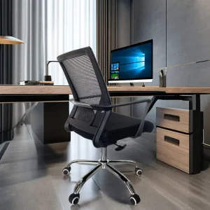 Reception Simple Mid Back Staff Mesh Office Chair High Quality Swivel for Office Visitor Meeting Room Staff Chairs