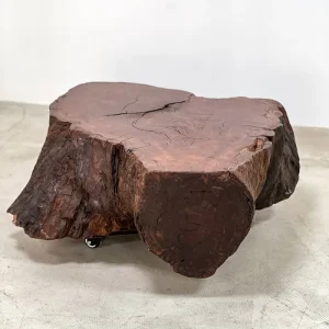 Reclaimed Luxury Coffee Table Litchi Wood Slab Cafe Table Natural Wood Slab Cafe Table