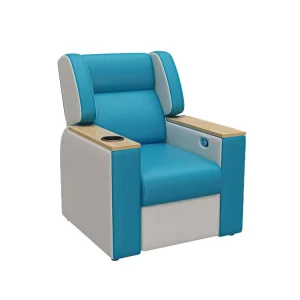 Reclining Dialysis Chair Sofa with Adjustable Backrest Leg Support Ergonomic Padded Seat for Clinic Hospital Home Use