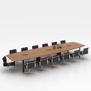 Rectangle Metal Legs Extendable Conference Table for Office School Hospital Modern Design Commercial Use