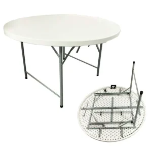 Rectangular Folding Plastic Table Durable Portable Outdoor Folding Table for Modern School Wedding Hotel Outdoor Dining Parties
