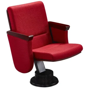 Red Color Fabric Cinema Furniture Chair Theater Seats Folding Auditorium Chair