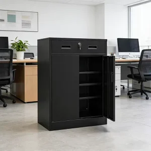 Reliable Modern Metal Office Filing Cabinet Adjustable Shelves Lockable for Home Office School Use Durable Storage Solution