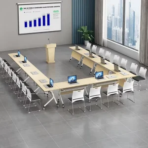 Removable Folding Modern Executive Training Table Thickened Plate Iron Frame Long Table Multifunctional Splicing Combination