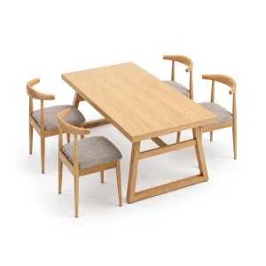 Restaurant Commercial Dining Furniture Set Assorted Sizes & Customizable Colors Ideal for Coffee Shops & Catering Outlets