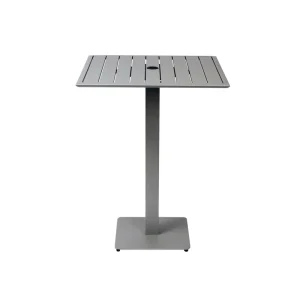 Restaurant Furniture Bar Height Tables Outdoor All Weather Aluminum Bistro Cafe Tables and Chairs Club Seating