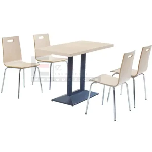 Restaurant Furniture Dining Tables and Chairs for Coffee Cafe Shop Fast Food Bar