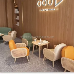Restaurant Furniture Set Modern Cafe Restaurant Furniture Dining Chairs and Tables Restaurant Set