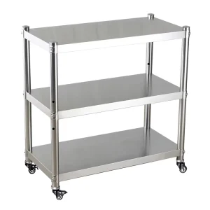 Restaurant Hotel Kitchen Service Mobile Dinner Tea Dessert Cake Cart Wine Display Beverage Trolley Storage Rack With Wheels