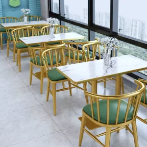 Restaurant Hotel Sofa Seating Modern Foldable Stainless Steel Durable Furniture