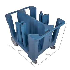 Restaurant Hotel Supplies Tools and Equipment Catering Food Tray Rack Trolley Plastic Kitchen Serving Plate Trolley