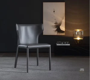 Restaurant Nordic Style Dinning Room Furniture Industrial Chair Metal Dining Chair