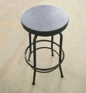 Retro Design Metal Vintage Mediterranean Steel Frame Durable Commercial Use High Bar Stool Chair for Home Bar Living Room