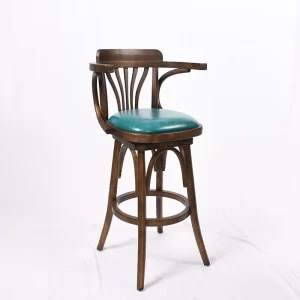 Retro Industrial Style Wooden Restaurant Bar Stool Mesas De Altas Counter Height Bar Stools Furniture Bar Chair