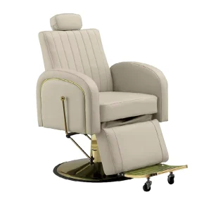 Retro Salon Chair Hairdressing Barber Chair for Men Adjustable Rotation for Hair Salon Barber Chair