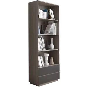 Revolving Library Bookshelf Modern Bookcase Furniture