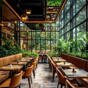 Ron Group Modern Commercial Hotel Furniture Square Solid Wood Restaurant Table and Chair Set Leather Booth Seating