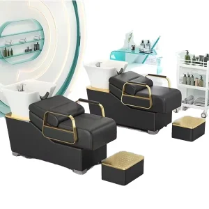 Rotating Lifting PU Leather Stainless Steel Beauty Salon Hair Cutting Swivel Styling Barber Chair