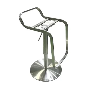 Round Stainless Steel Bar Stool Base for Metal Furniture Legs in Hospitals Hotels Outdoor Living Room Bedroom Apartments