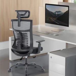 Ruibao Home Ergonomic Design Mesh Office Chair Swivel Luxury High Back Comfort Boss Chair Executive Ergonomic Office Chair