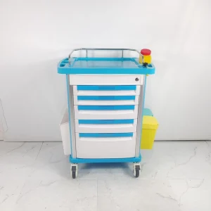 SAFECAREYOU Emergency Nursing Trolley for Hospitals Clinics Medical Cart Furniture Hospital Infusion Trolley 1 Year Warranty