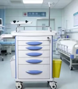 SET33 Modern Designed Clinical Trolley Hospital Equipment Pharmacy Emergency Clinic Trolley
