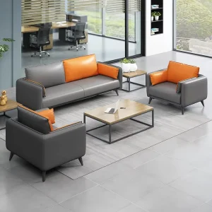 SF-29 Modern Modular Extendable Leather Office Sofa Set for Hotel and School Commercial Use