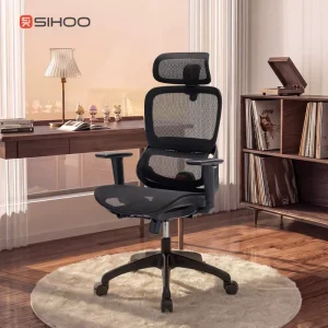 SIHOO B100 Executive Office Chair Breathable Mesh 4D Adjustable Armrest Ergonomic Comfortable Soft Office Chair