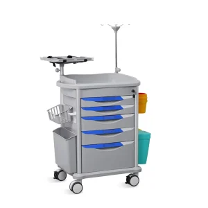 SK ET75077A ABS Manufacturers Anesthesia Drugs Clinic Medical Emergency Trolley