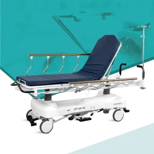 SKB041 3 Factory Multifunction Hydraulic Foldable Operation Connecting Medical Transport Patient Trolley