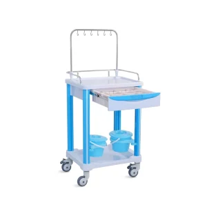 SKR IT625 Economic ABS Hospital Clinic Nursing Medical Trolley with Infusion Stand