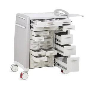 SKR058-CT ABS Multifunction Several-layer Drawer Hospital Medicine Medical Trolley