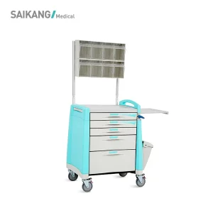 SKR058 MT ABS Multifunction Hospital Emergency Cart Medical Drug Anaesthesia Trolley