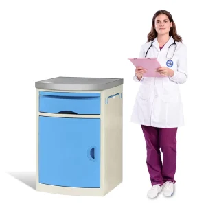 SKS002 Economic ABS Plastic Hospital Storage Furniture Medical Bedside Cabinet Factory