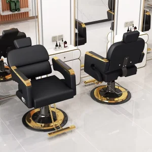 SMDI Barber Shop Salon Massage Waiting Hydraulic Reclining Hair Cutting Chairs Adjustable Rotating Hair Salon Chair