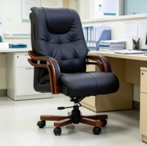 SR OC37 Office Furniture Pu High Back Office Armchair Swivel Luxury Boss Executive Leather Office Chairs