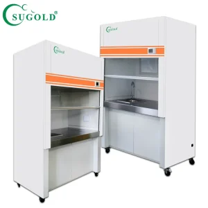 SUGOLD FX FH800 EP Metal Chemical Fume Hood Laboratory Exhaust Cabinet White Fume Cupboard for Hospital School Lab Use