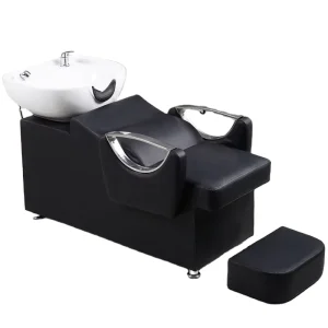 SW Beauty Bed Set Lying Hair Salon Comfortable Massage Furniture Head Spa Shampoo Chair Washing Bed With Bowl