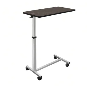 SY R083 Movable and Adjustable Hospital Patient Room Bedside Table Overbed Table